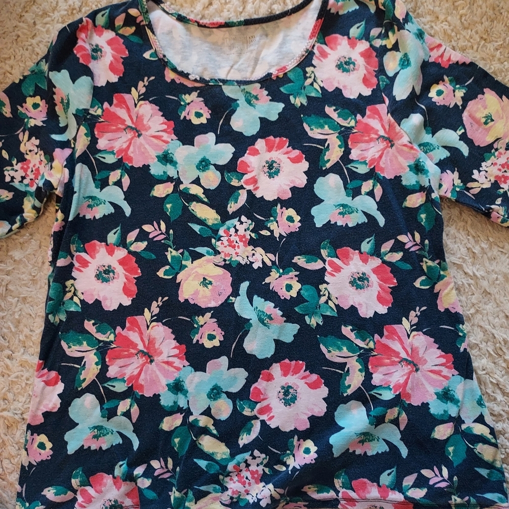 Time  and Tru Women’s Floral Top